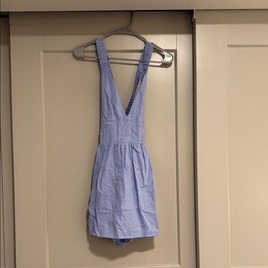 Abercrombie Light Blue Sleeveless Romper